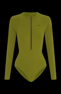 Bo Long Sleeve Surfsuit - Palm Rib