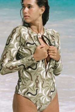 Bo Long Sleeve Surfsuit - Canopy