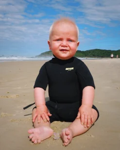 Honu Mini Springsuit - Black