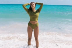 Malia Bikini Bottom - Palm Rib