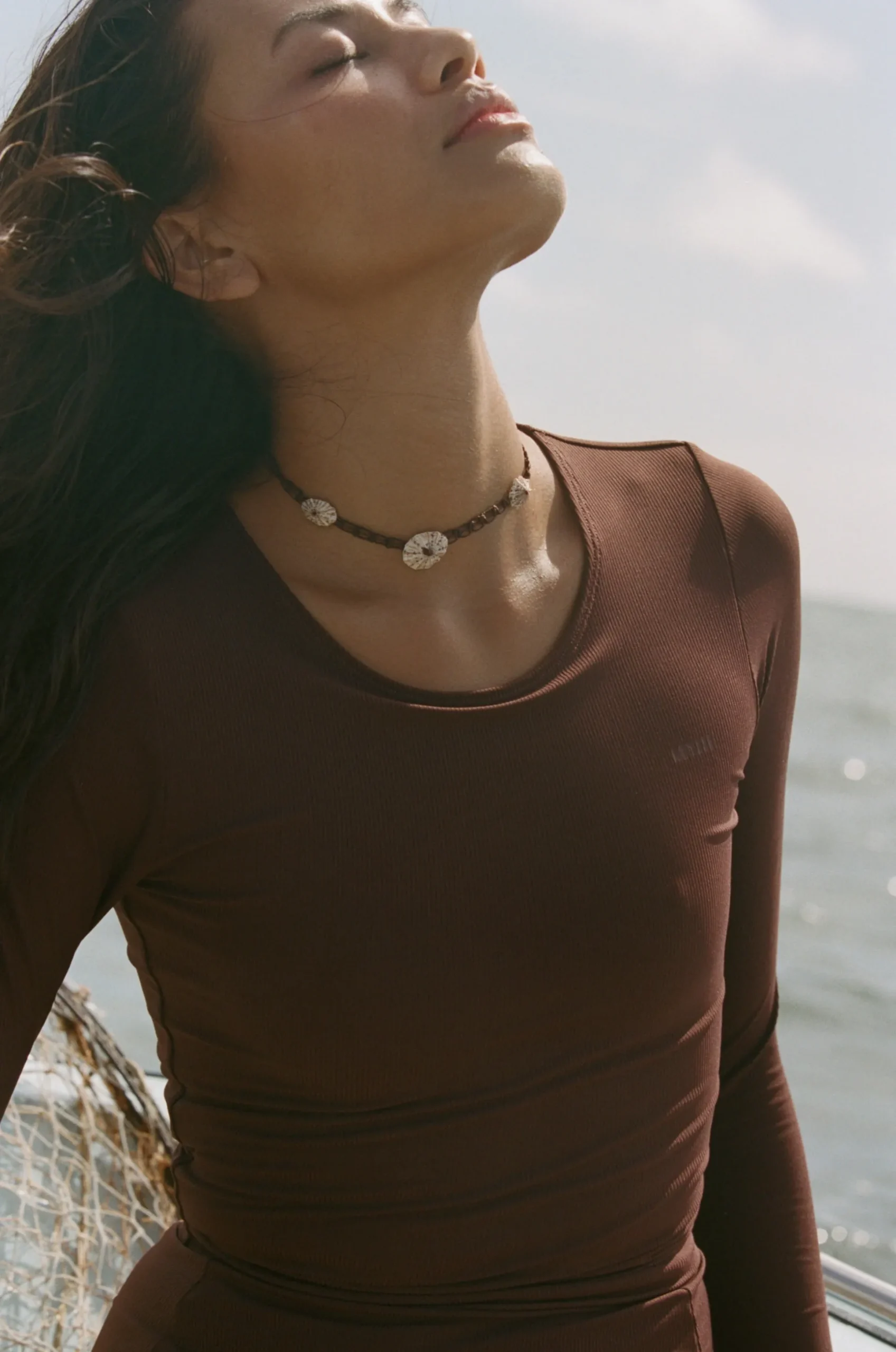 Poppler Rashguard Top - Coco Rib