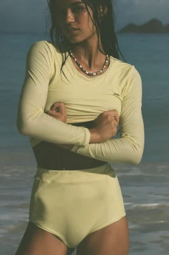 Poppler Rashguard Top - Vanilla