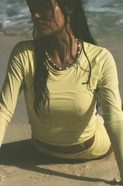 Poppler Rashguard Top - Vanilla